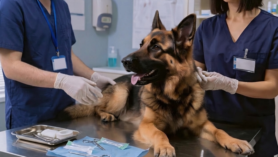公的使役犬や公的保護動物の診療